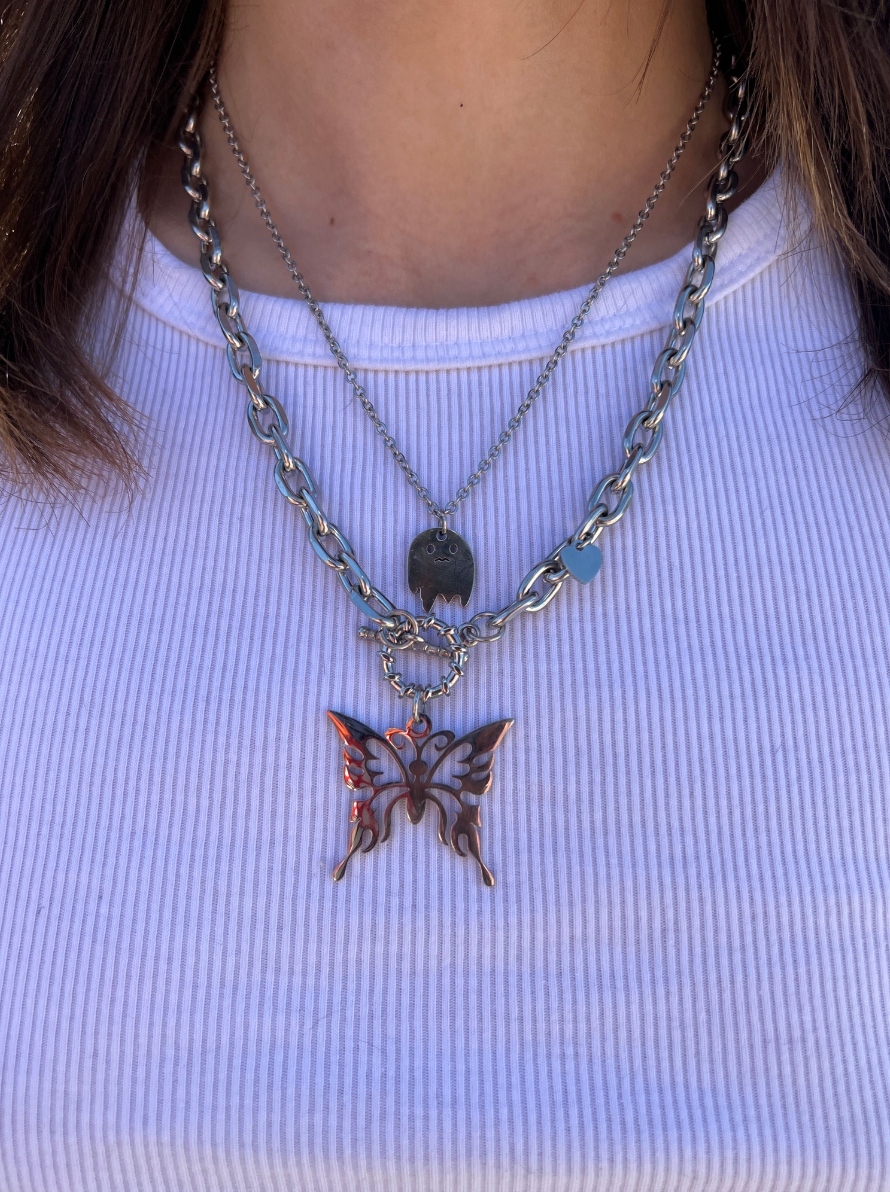 Mia Donna Butterfly Necklace Necklace Butterfly Necklace In Mamma