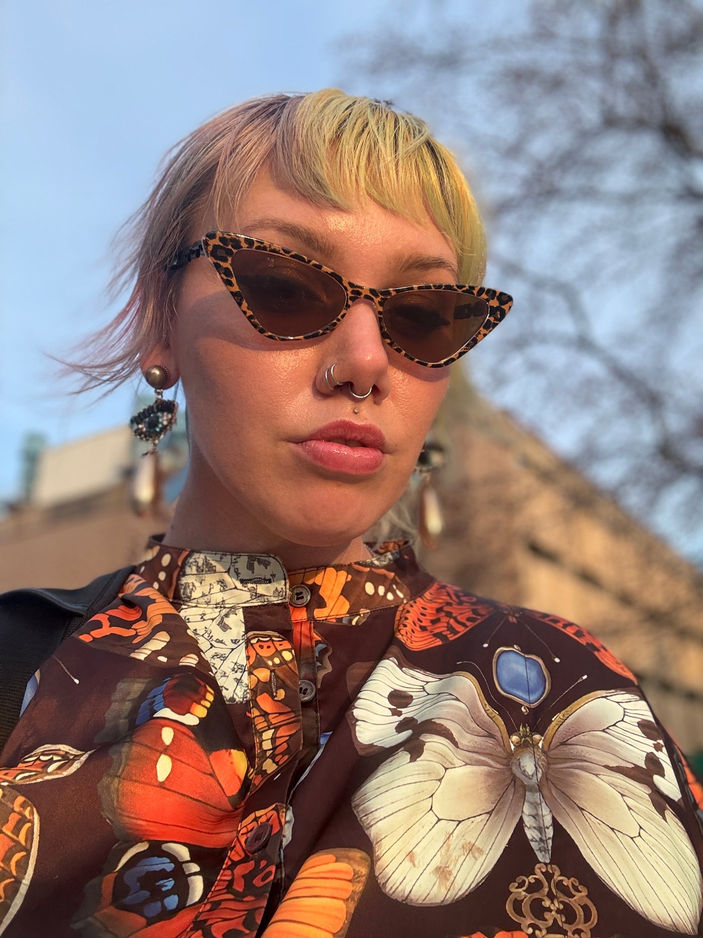 Leopard Cateye Sunglasses