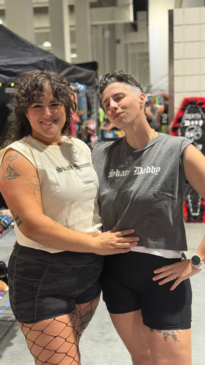 Skate Mommy Oversized No Sleeve Crop Top