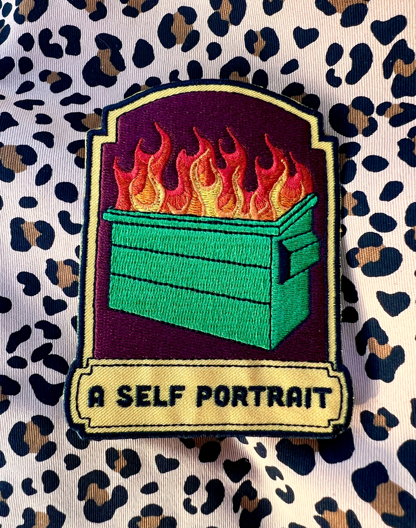 A Self Portrait Embroidered Patch