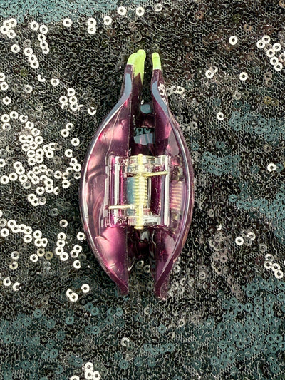 Eggplant Hairclip