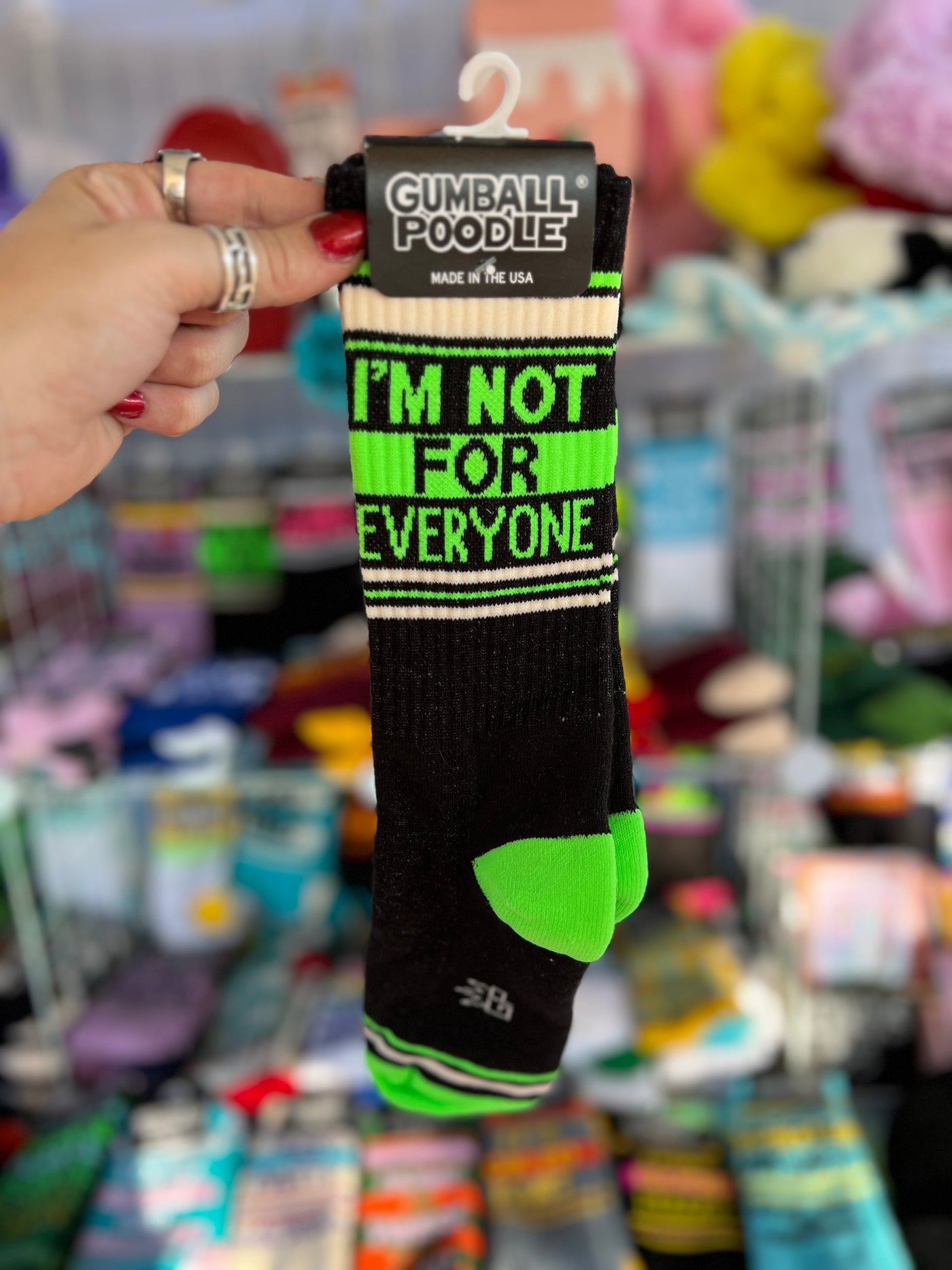 I'm Not For Everyone gym socks