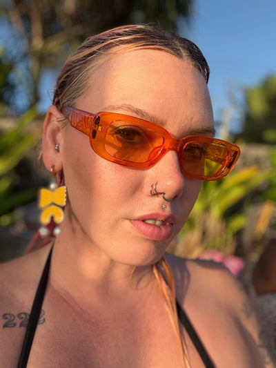 Retro Rectangle Sunnies (Choose your color)
