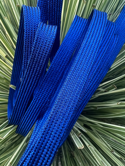 Dark Blue Metallic 96 inch SPARK Roller Skate Laces