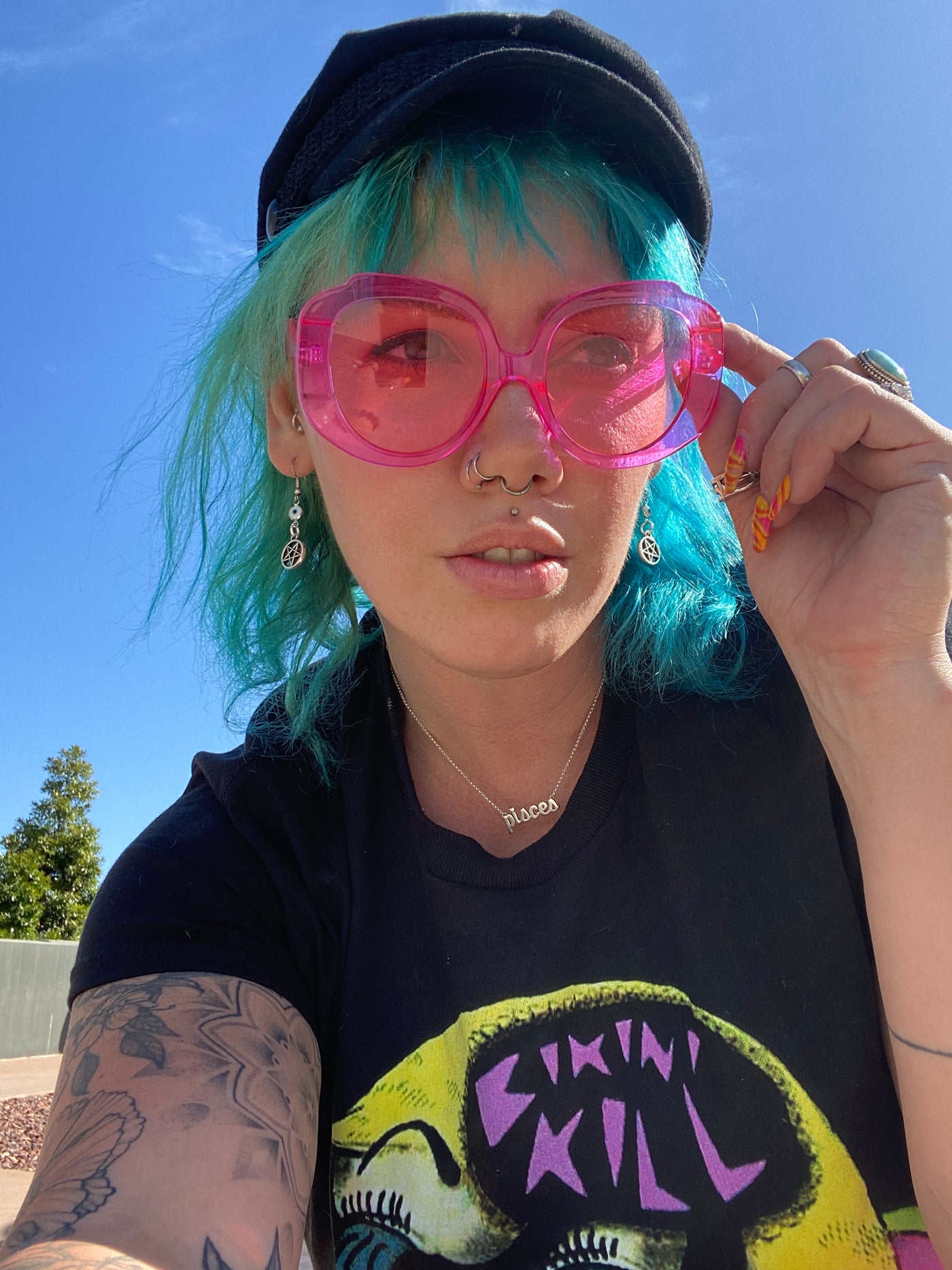 Hot Pink Hot Head Sunglasses