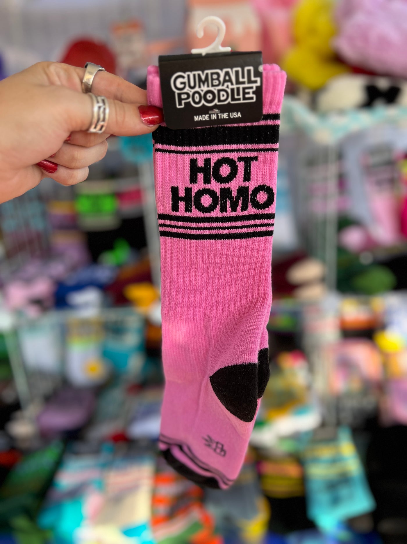 HOT HOMO gym socks