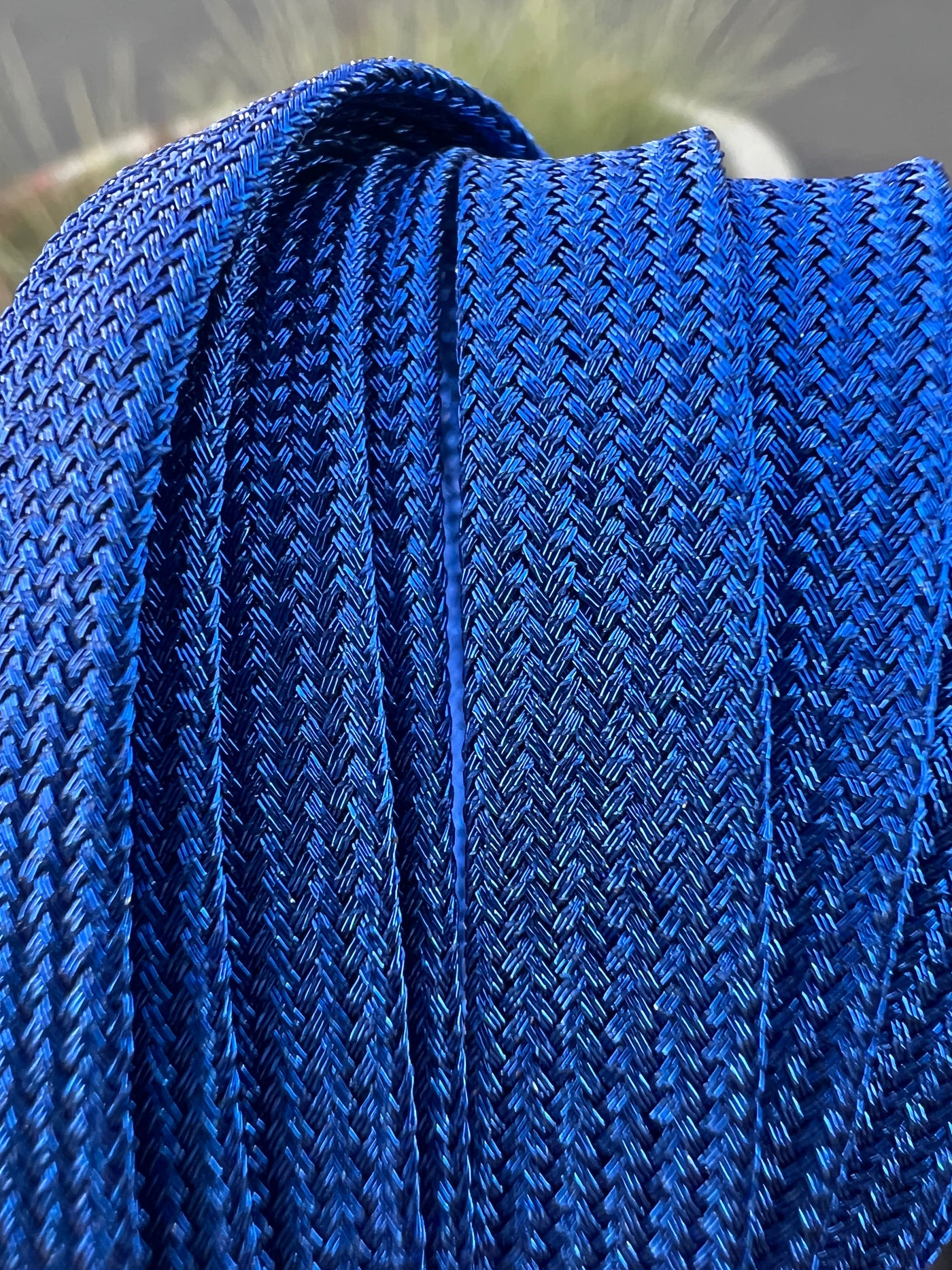 Dark Blue Metallic 96 inch SPARK Roller Skate Laces