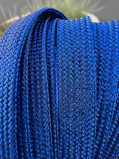 Dark Blue Metallic 96 inch SPARK Roller Skate Laces