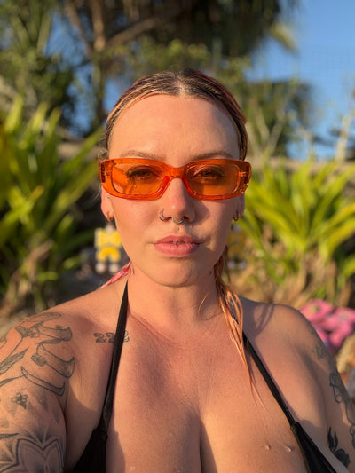 Retro Rectangle Sunnies (Choose your color)