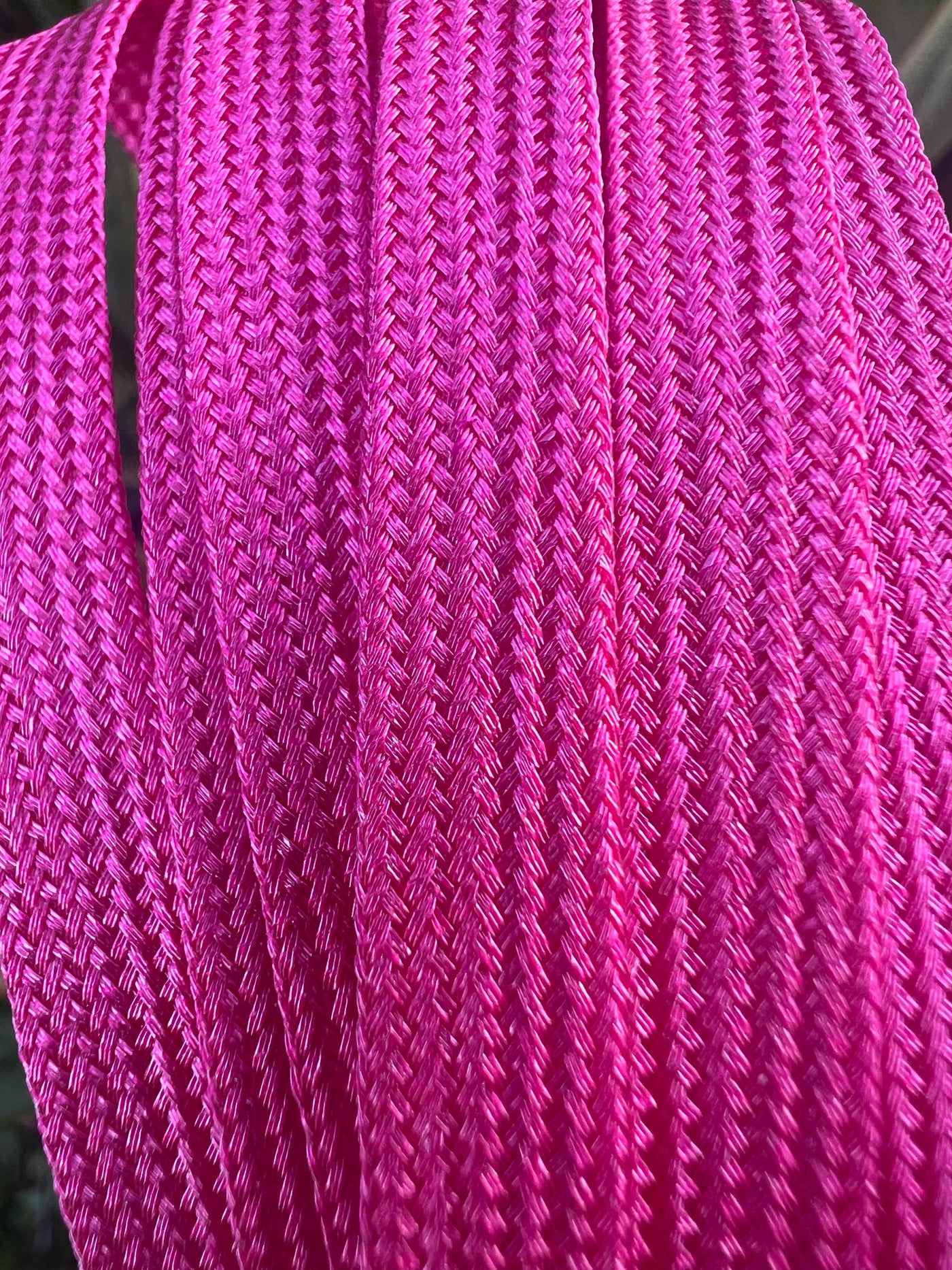 Bright Pink Metallic 96 inch SPARK Roller Skate Laces