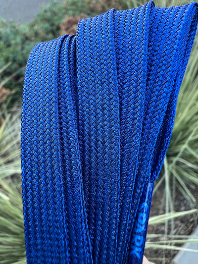 Dark Blue Metallic 96 inch SPARK Roller Skate Laces