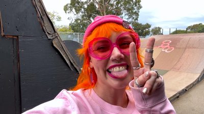 Hot Pink Hot Head Sunglasses