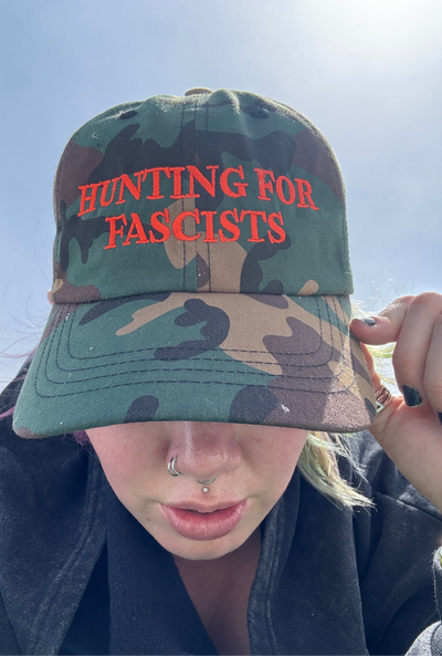 Hunting for Fascists Dad hat