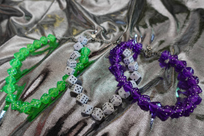 Dice Choker Necklace *choose your color*