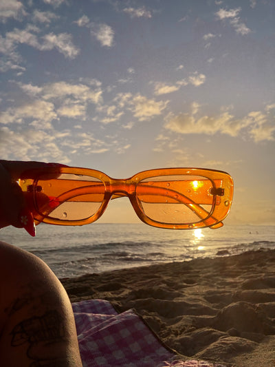Retro Rectangle Sunnies (Choose your color)