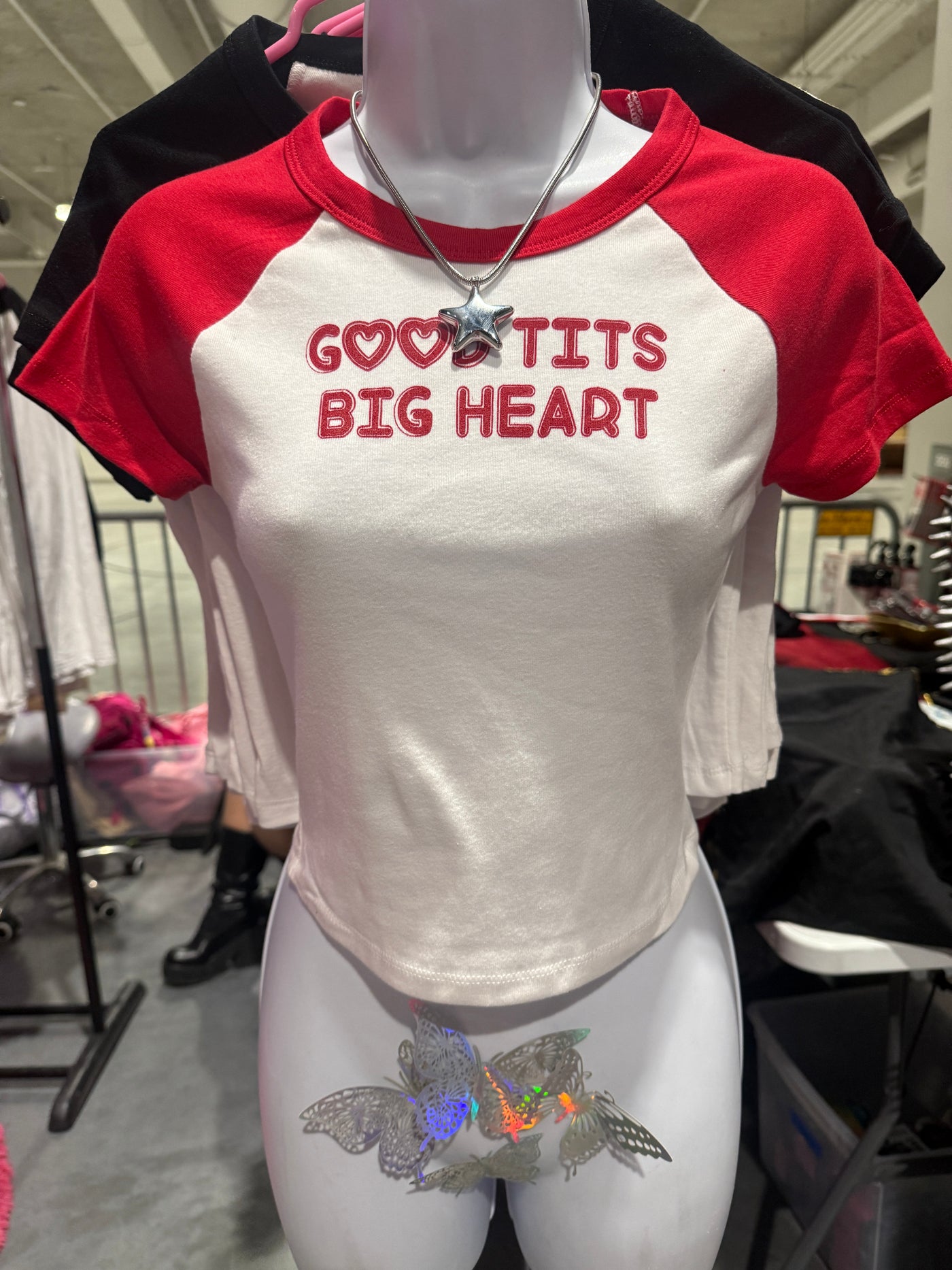 Good Tits Big Heart Baby Tee Shirt