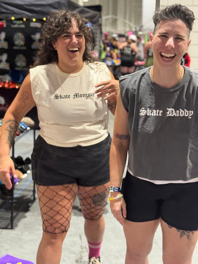 Skate Mommy Oversized No Sleeve Crop Top