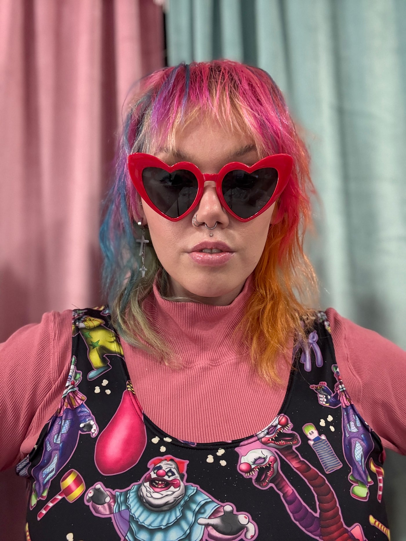 Red Heart Eye Sunglasses