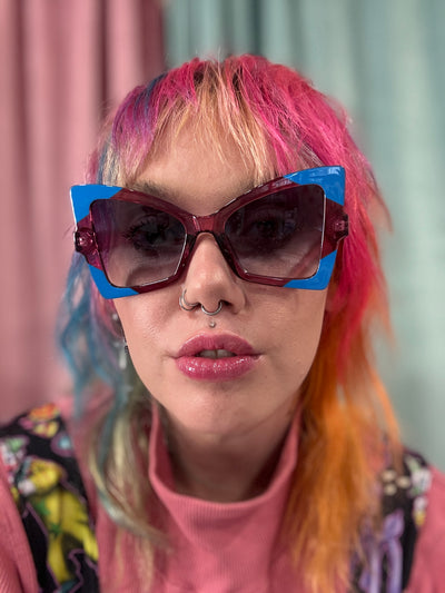 Angular Color Block Sunnies (Choose your color)