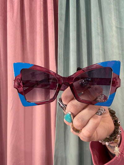 Angular Color Block Sunnies (Choose your color)
