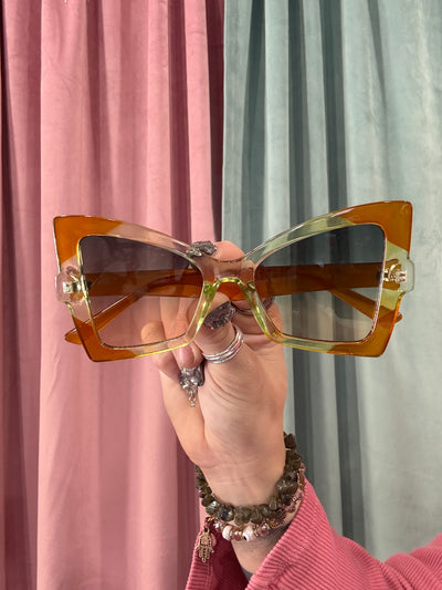 Angular Color Block Sunnies (Choose your color)