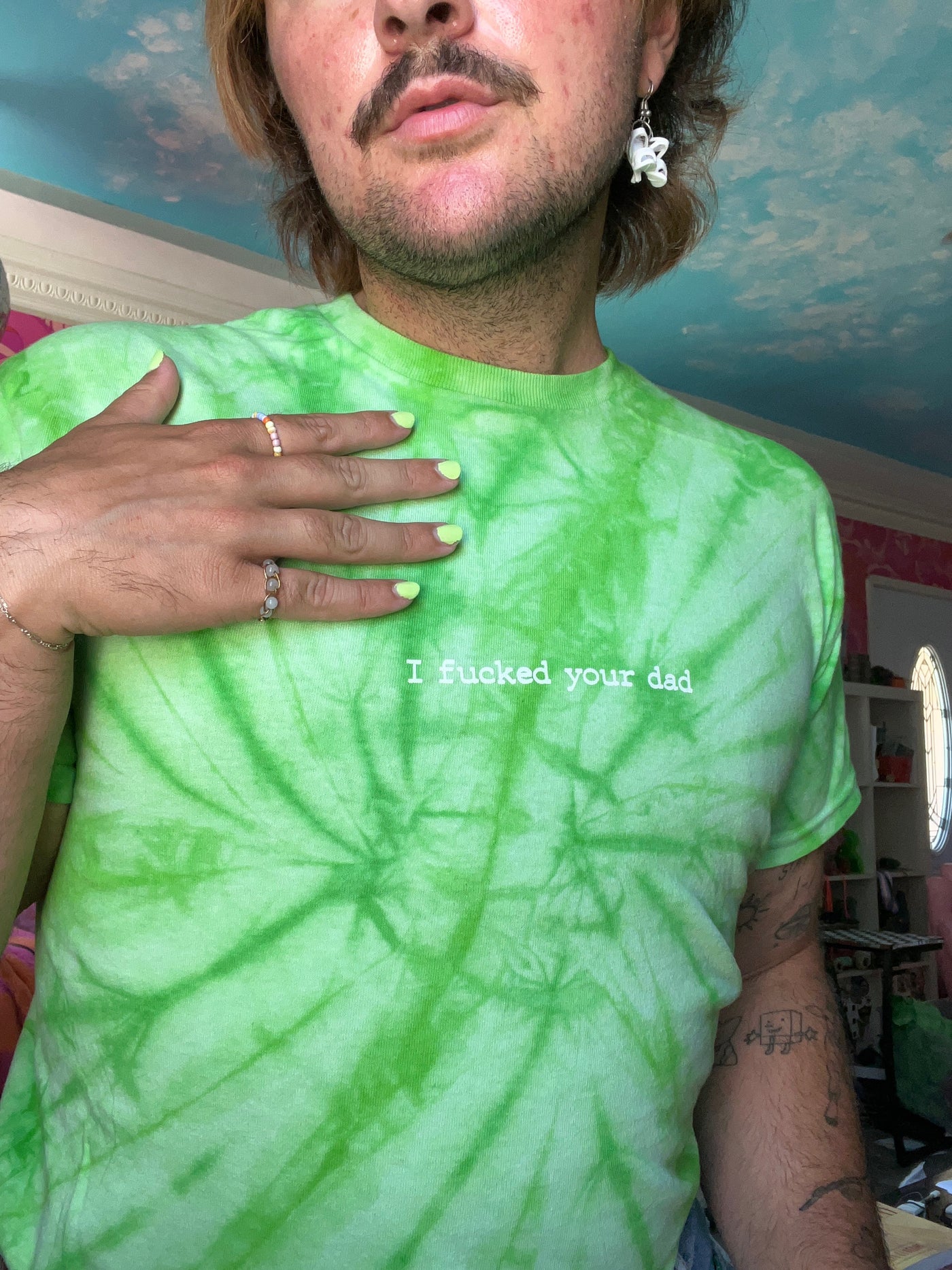 I ❤️ your dad tie dyed t-shirt