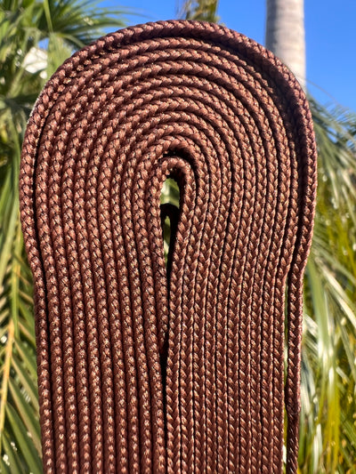 Chocolate Brown 96 inch (244 cm) CORE Shoelace by Derby Laces (NARROW 6MM wide lace)