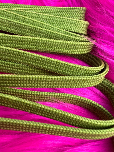 Olive Green – 96 inch CORE Roller Skate Laces (Narrow 6mm)