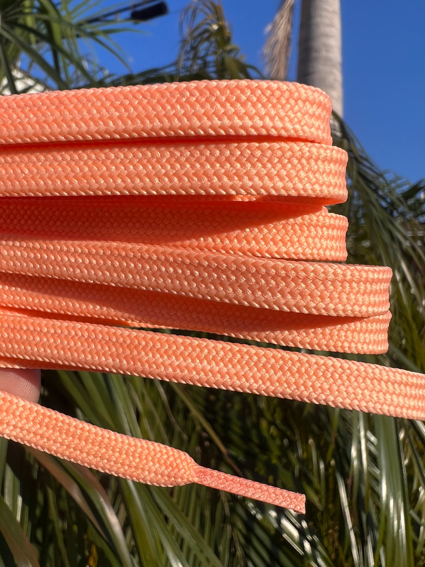 Peach – 96 inch CORE Roller Skate Laces (Narrow 6mm)
