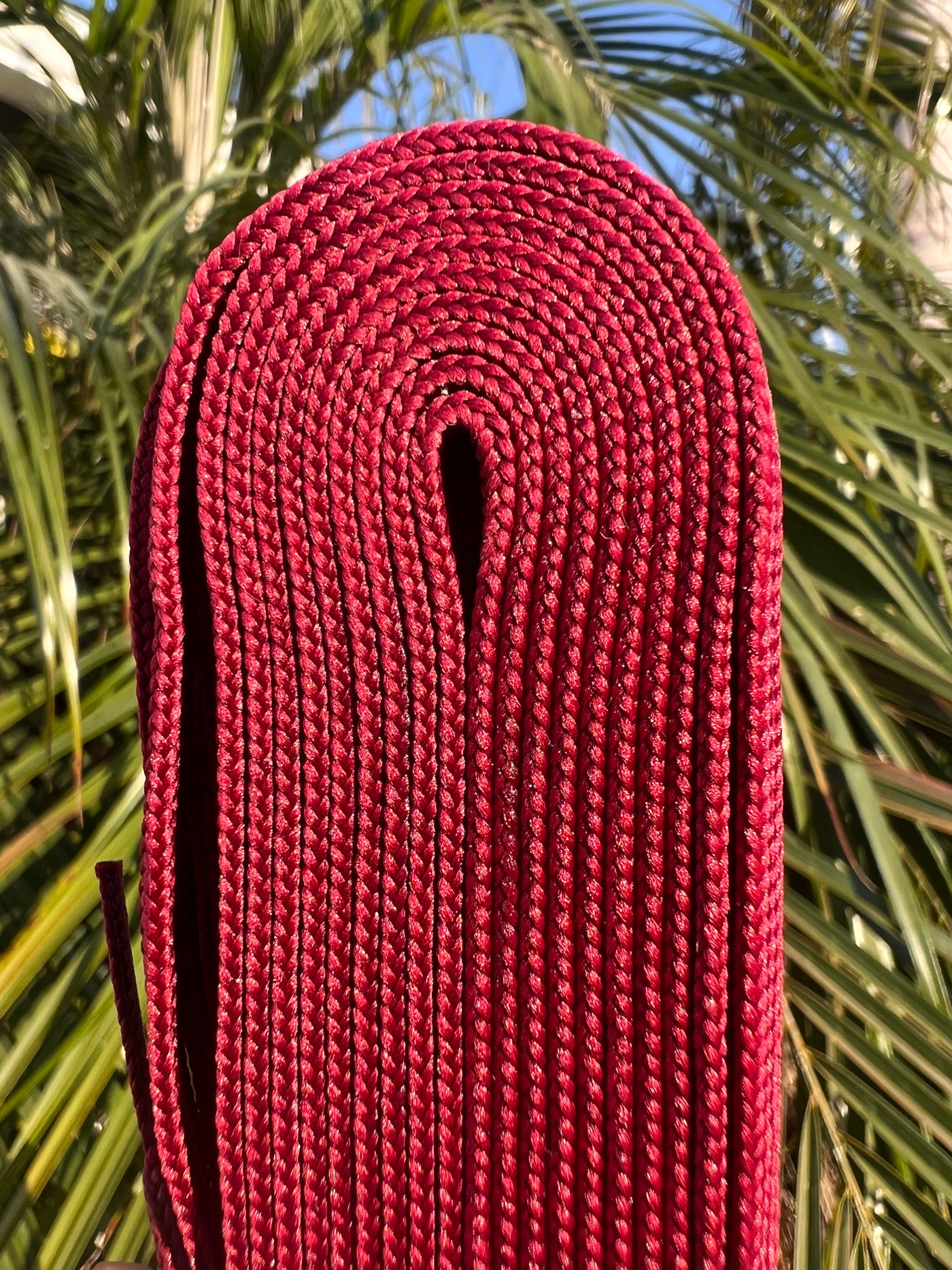 Cardinal Red – 96 inch (244 cm) CORE Shoelace by Derby Laces (NARROW 6MM WIDE LACE)