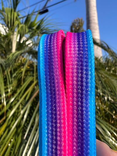 Arctic Sunset Stripe – 96 inch (244 cm) STYLE Waxed Shoe and Skate Lace by Derby Laces