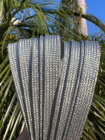 Silver Metallic 96 inch SPARK Roller Skate Laces