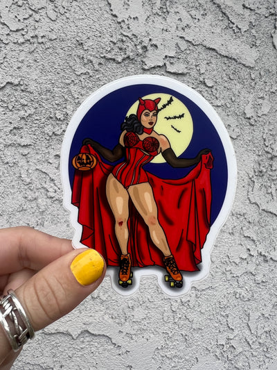 Skating with the Devil Sticker