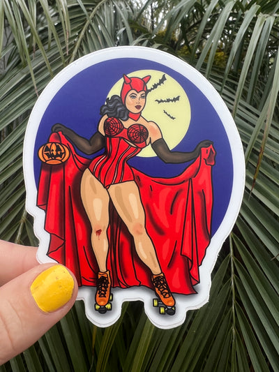 Skating with the Devil Sticker
