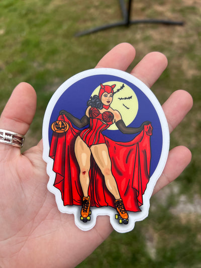 Skating with the Devil Sticker