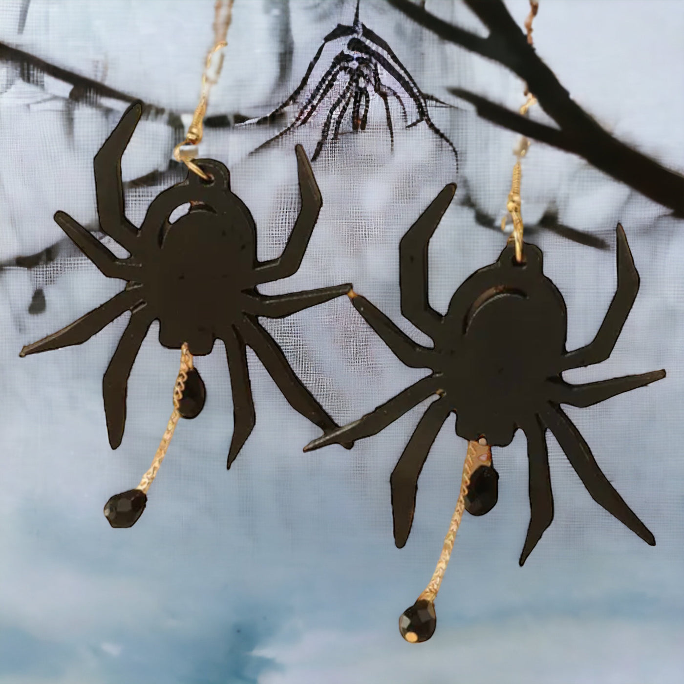Spider Dangling Earrings