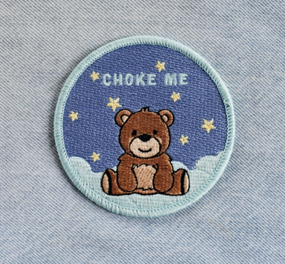 Choke me Embroidered Patch