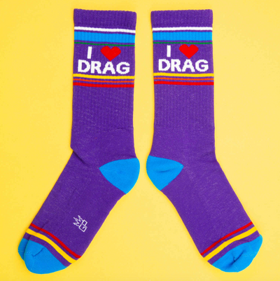 I ❤️ DRAG Gym Crew Socks