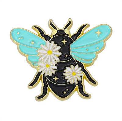 Daisy Bee Enamel Pin