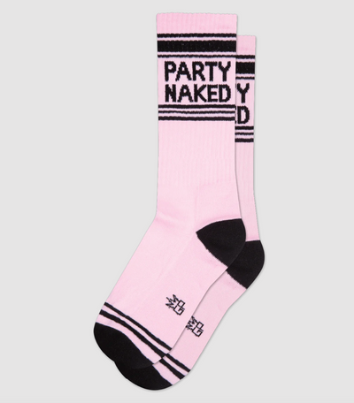 PARTY NAKED gym socks