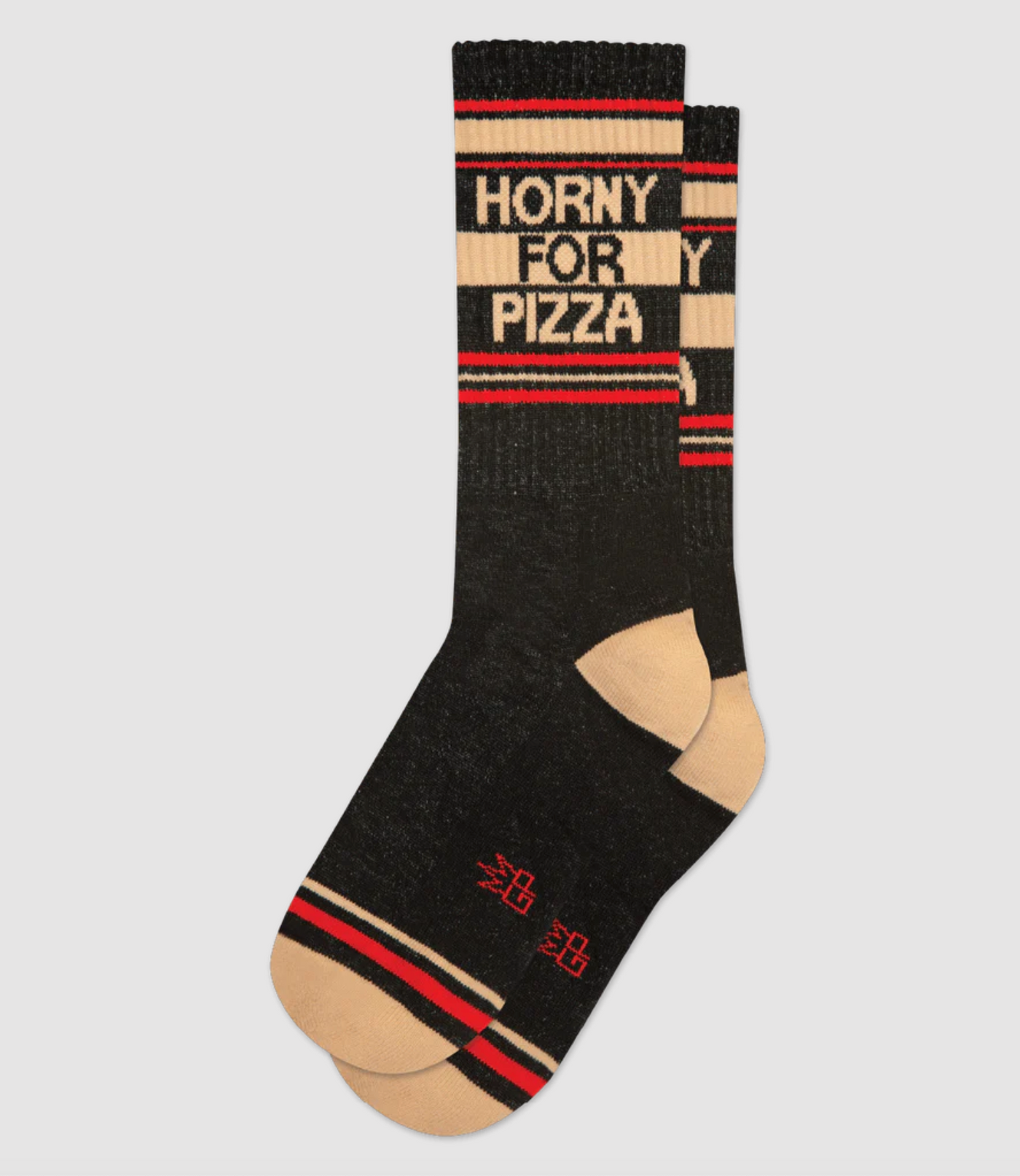 HORNY FOR PIZZA gym socks