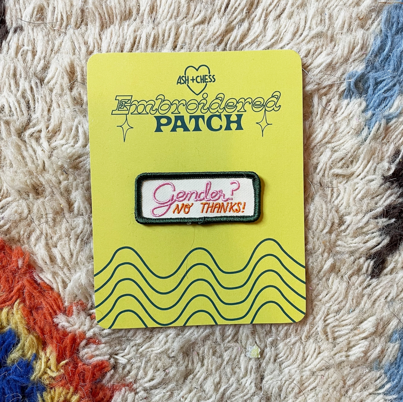 Gender? No Thanks Patch