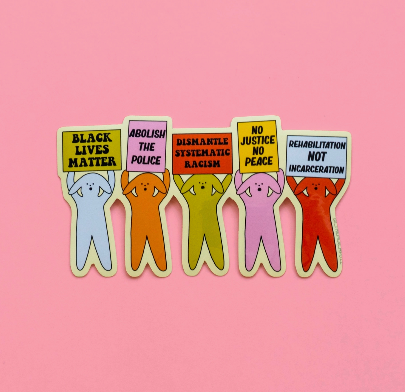 Puppy Protest Sticker