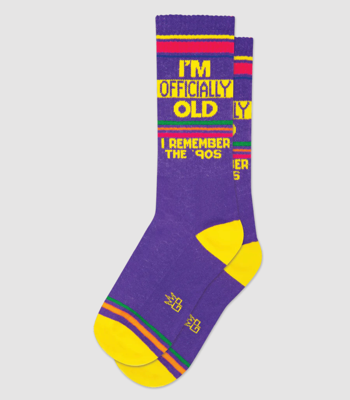 I'M OFFICIALLY OLD...I REMEMBER THE '90S Gym Crew Socks