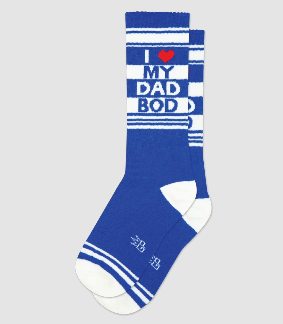 I ❤️ MY DAD BOD Gym Crew Socks