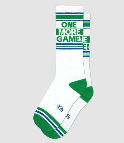 ONE MORE GAME! Gym Crew Socks