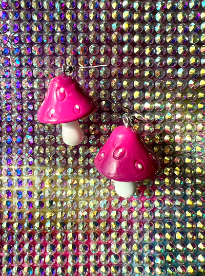 I Love You So Mushroom Dangle Earrings *PICK YOUR COLOR*
