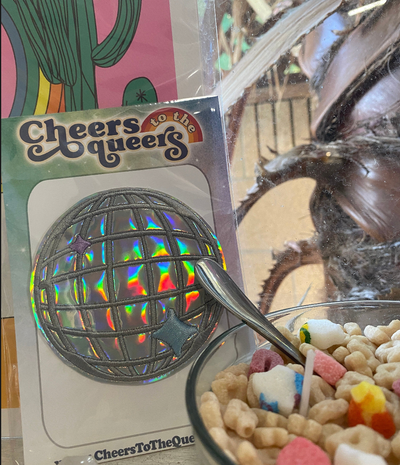 Disco Ball Holographic Patch 3.5 inches *Choose Your Style*