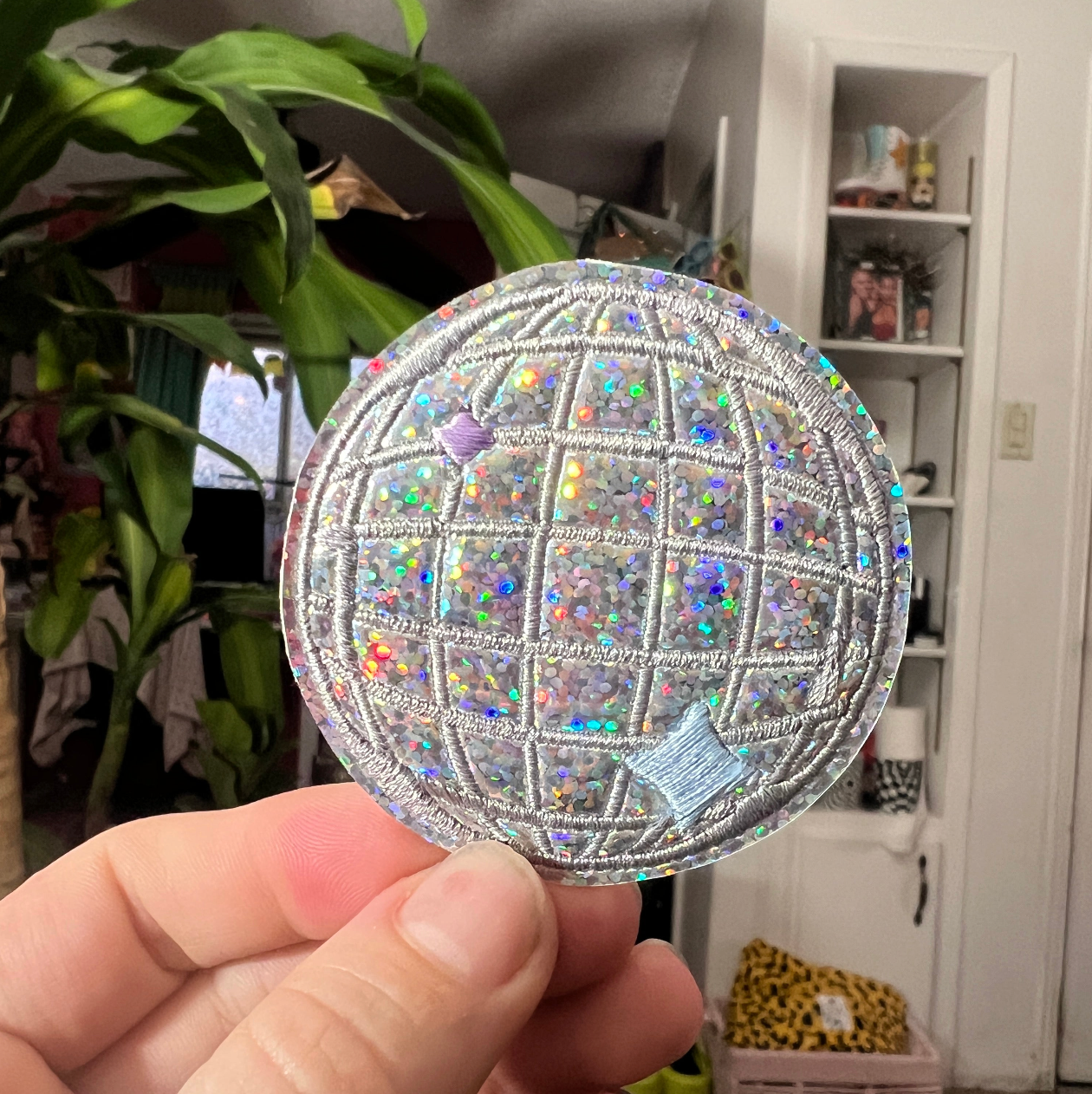 Disco Ball Glitter Holo Sticker - 2.5 — Go Go Luna