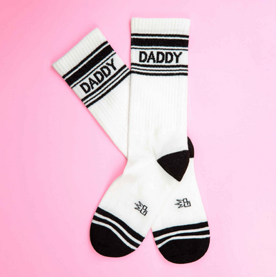 Daddy gym socks *WHITE OR BLACK*